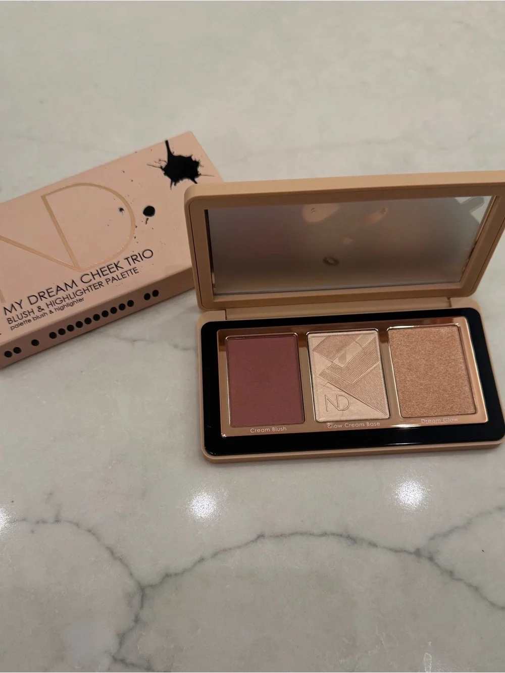 Natasha Denona Peachy Pink & Champagne Eye Trio